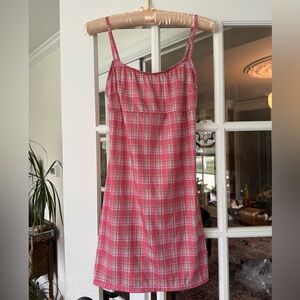 Sugar Thrillz BABE TOTALLY BUGGIN' PLAID Dress